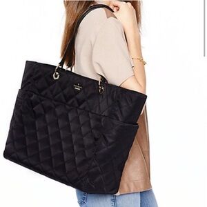 Kate Spade Emerson Place quilted Pauline Baby bag